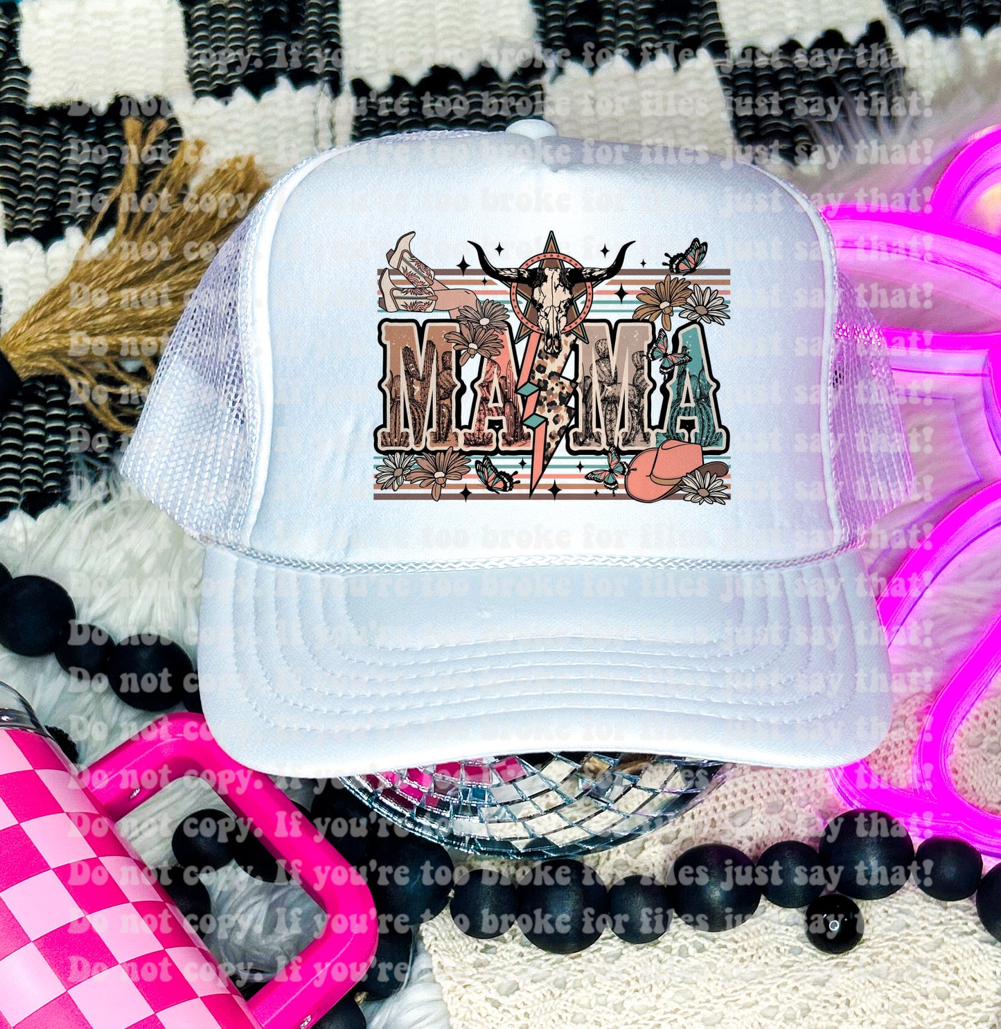 Western Mama Trucker Hat