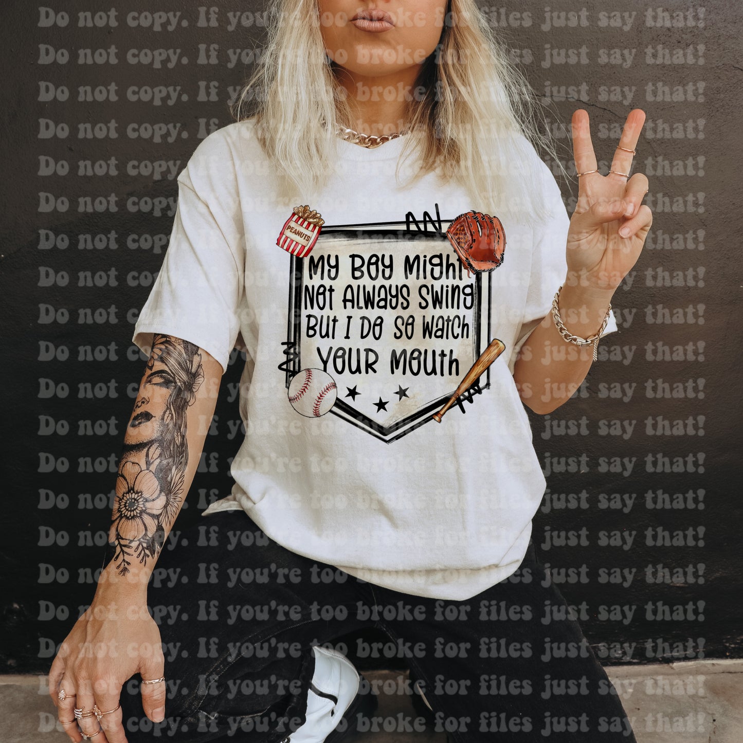 My boy might not always swing