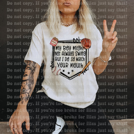 My boy might not always swing