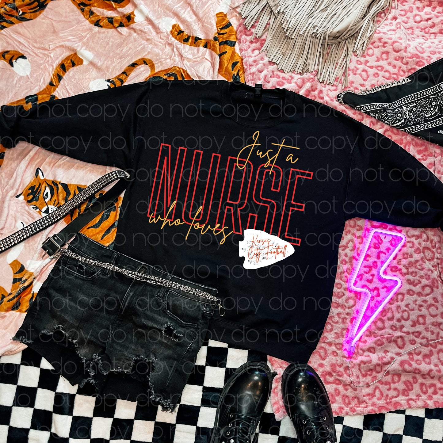 This nurse loves Kansas City Football