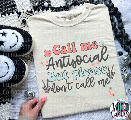 Call me Antisocial