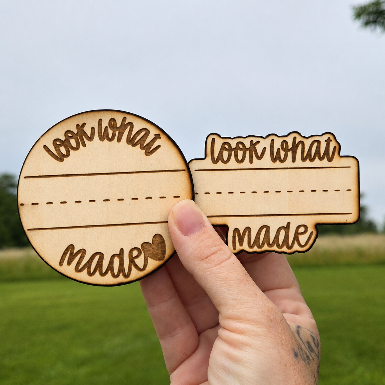 Look what I Made Handwritten Name Magnet