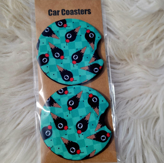 Ice Cream Car Coasters