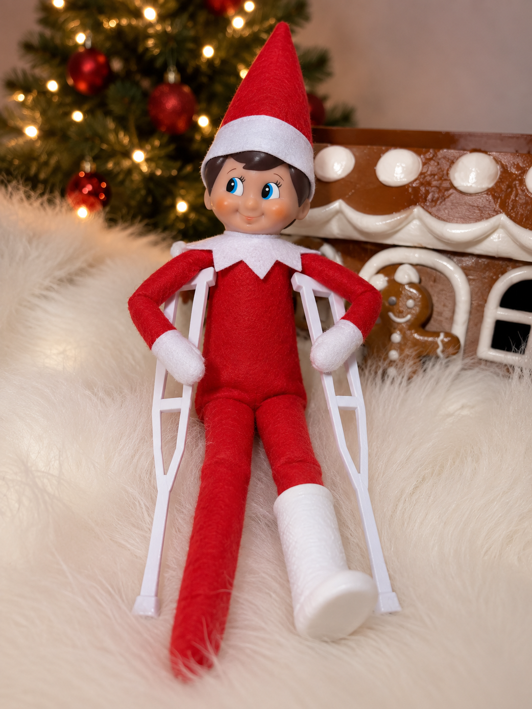Christmas Elf Accessories | NEE DOH Cube, Santa’s Butter, Cast & Crutches | Elf Props
