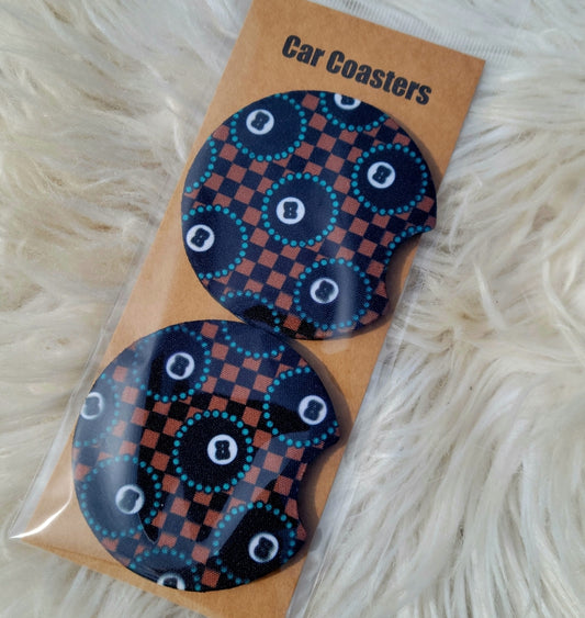 8 Ball Car Coasters