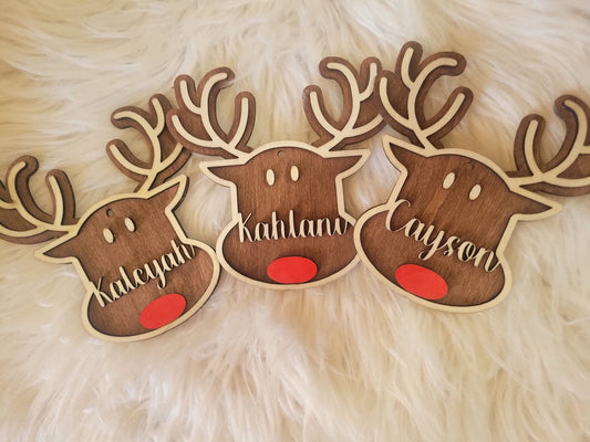 Reindeer Name Ornament