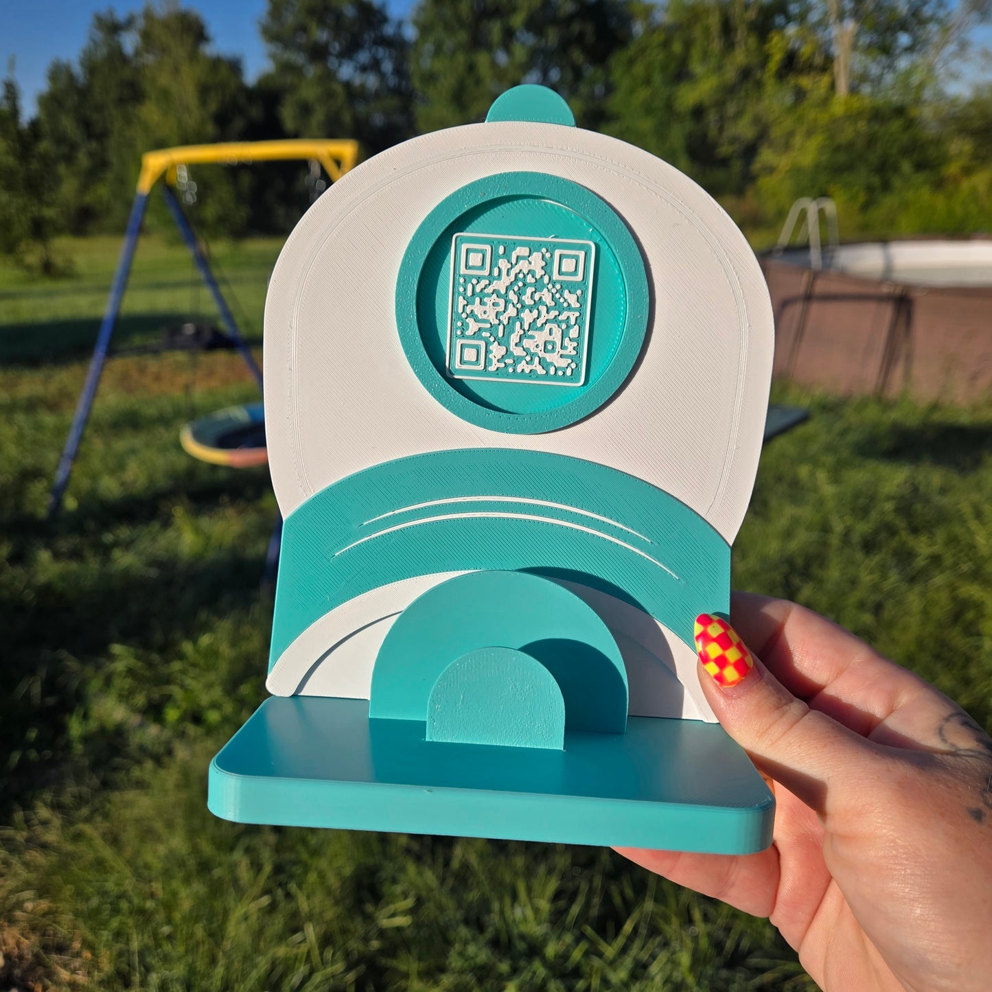 QR + NFC sign