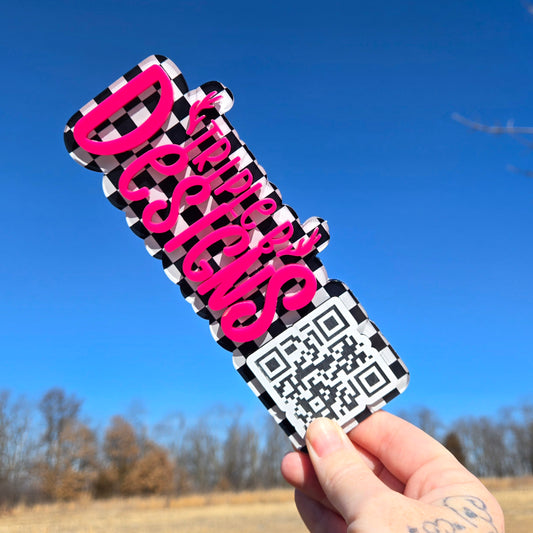 Qr Mini Acrylic Sign