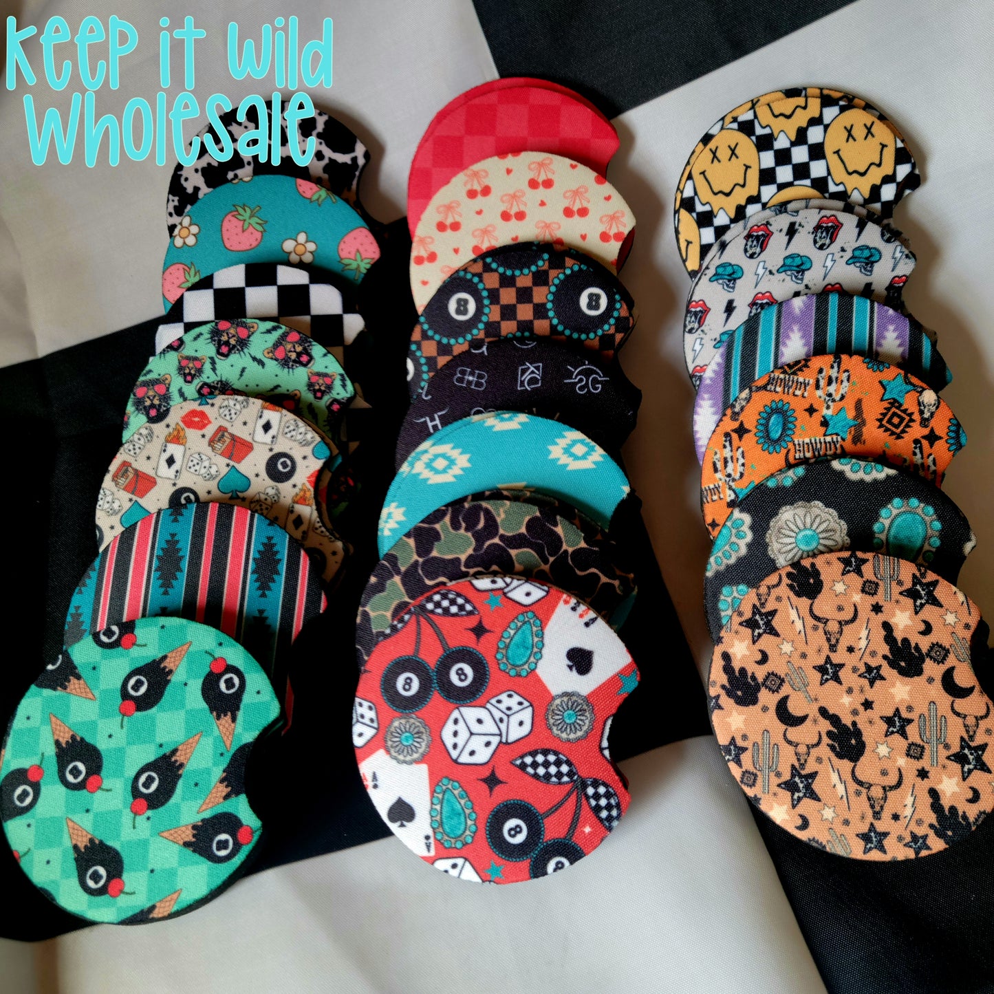 20 Sets of Car Coaster -randomly chosen