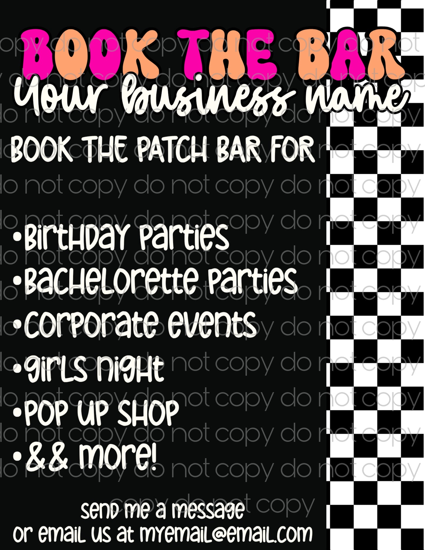 Canva Hat Bar Template