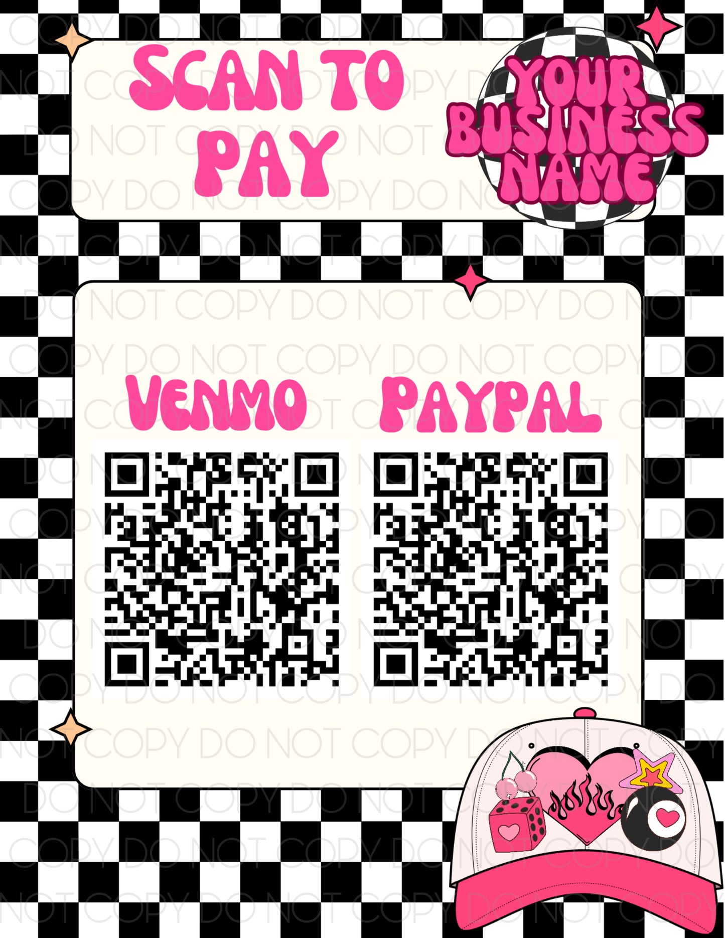 Hat Bar Canva Template