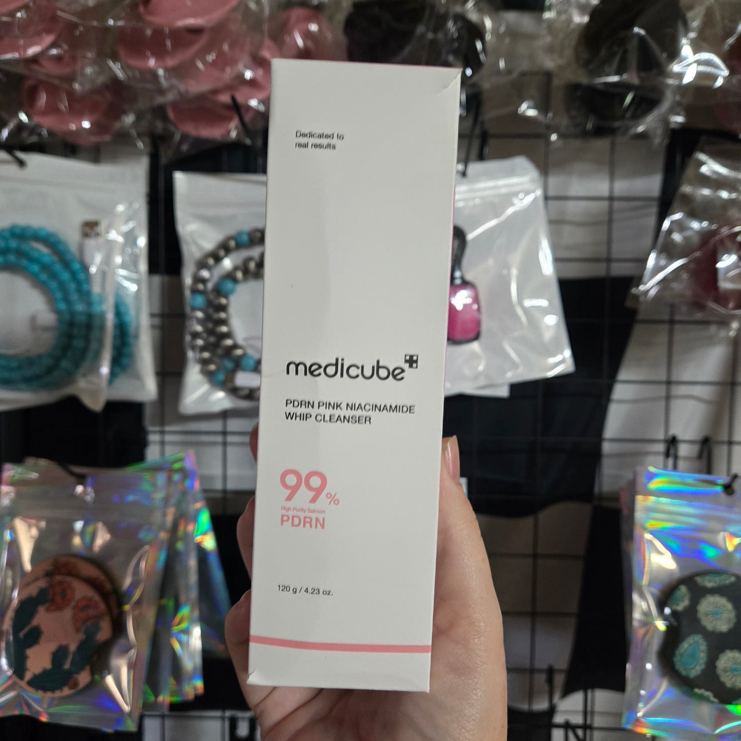 Medicube pdrn pink Niacinamide whip cleanser