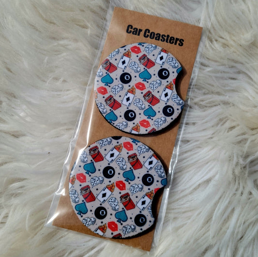 Western Pattern Car Coasters