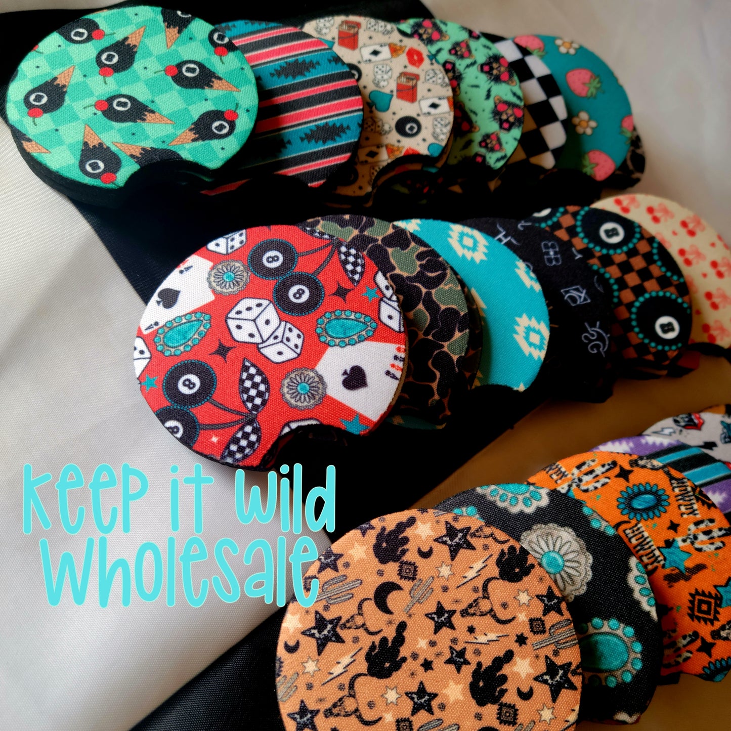 20 Sets of Car Coaster -randomly chosen