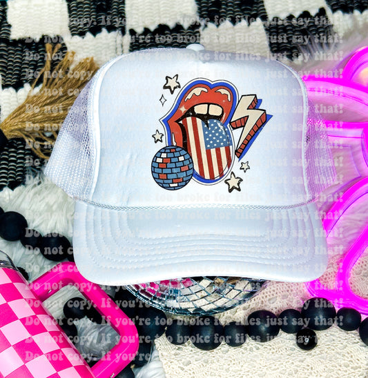 Red, White and Blue Trucker Hat