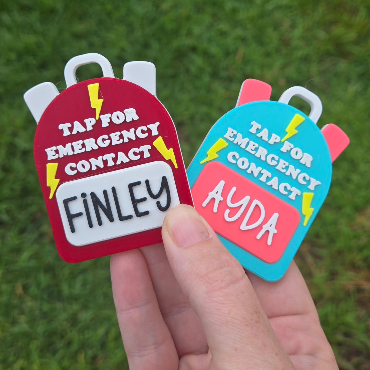 3D Printed NFC contact Bag Tags