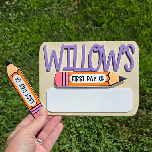 First/Last Day of School Sign