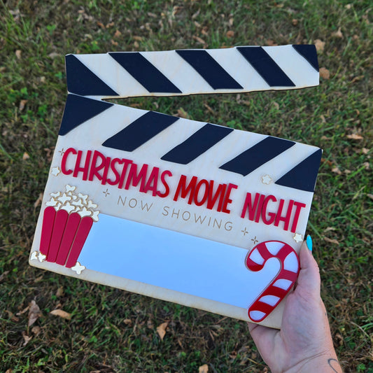 Christmas Movie Night Sign