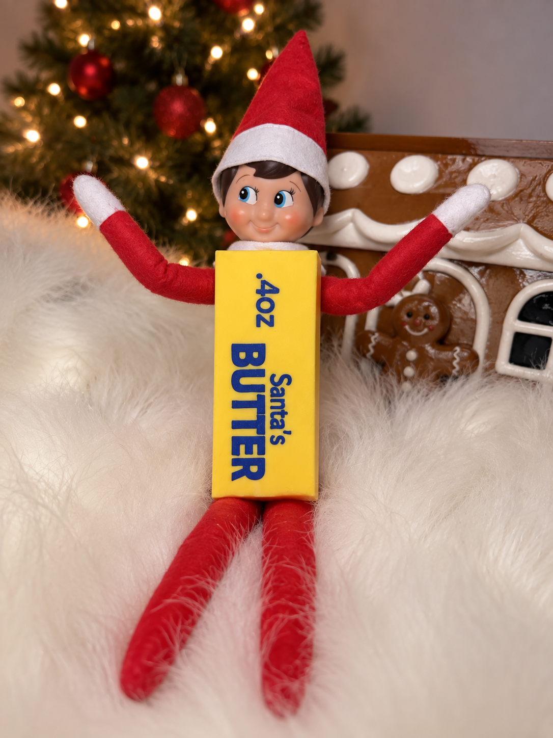 Christmas Elf Accessories | NEE DOH Cube, Santa’s Butter, Cast & Crutches | Elf Props