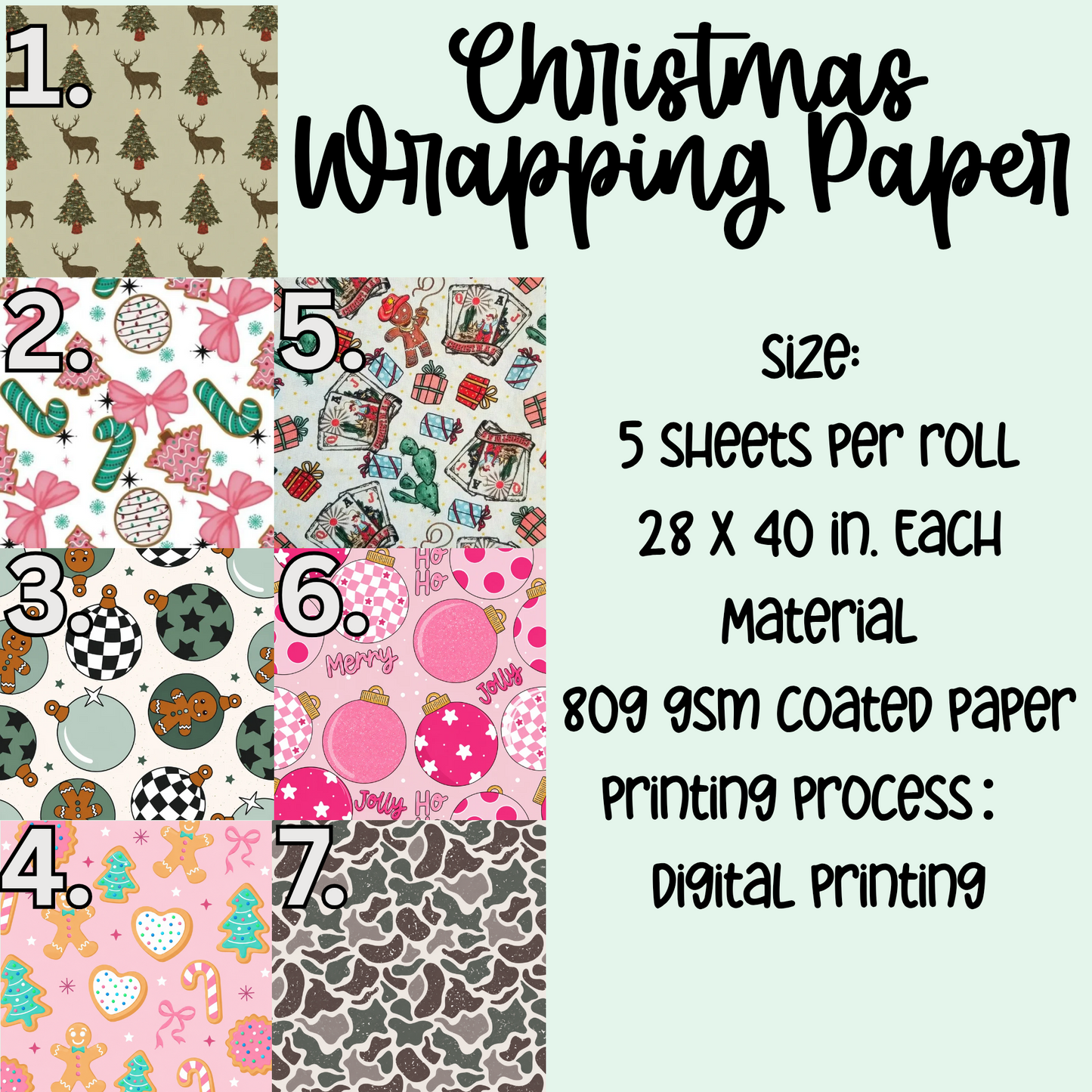 Christmas Wrapping Paper Preorder
