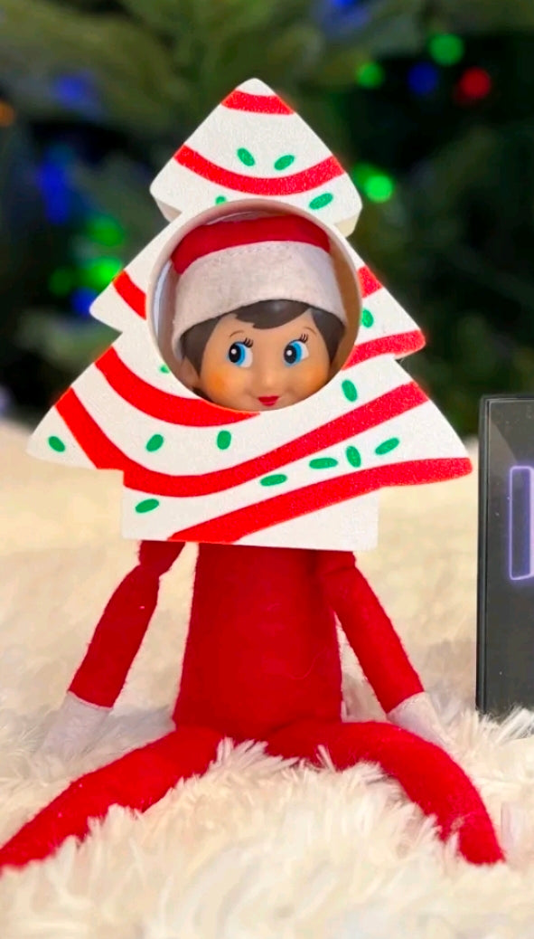🎄 Christmas Tree Cake Elf Costume