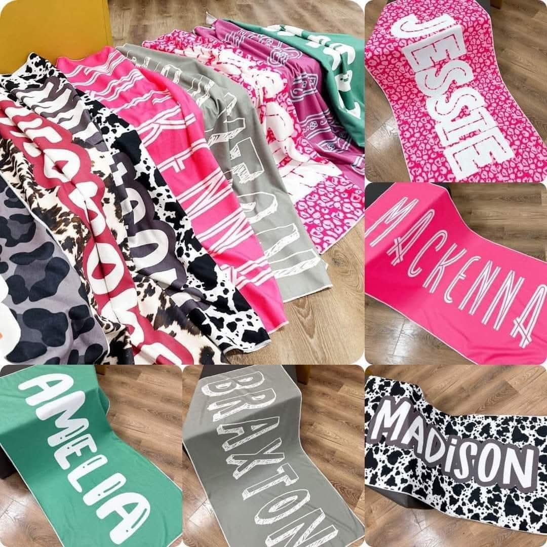 Name Beach Towels