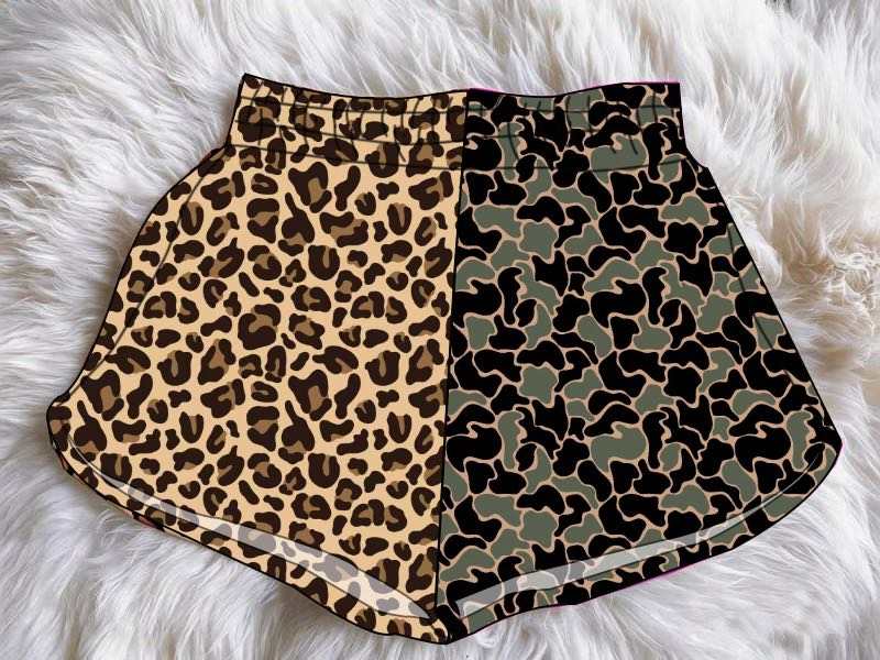 Split Print Shorts (adult)