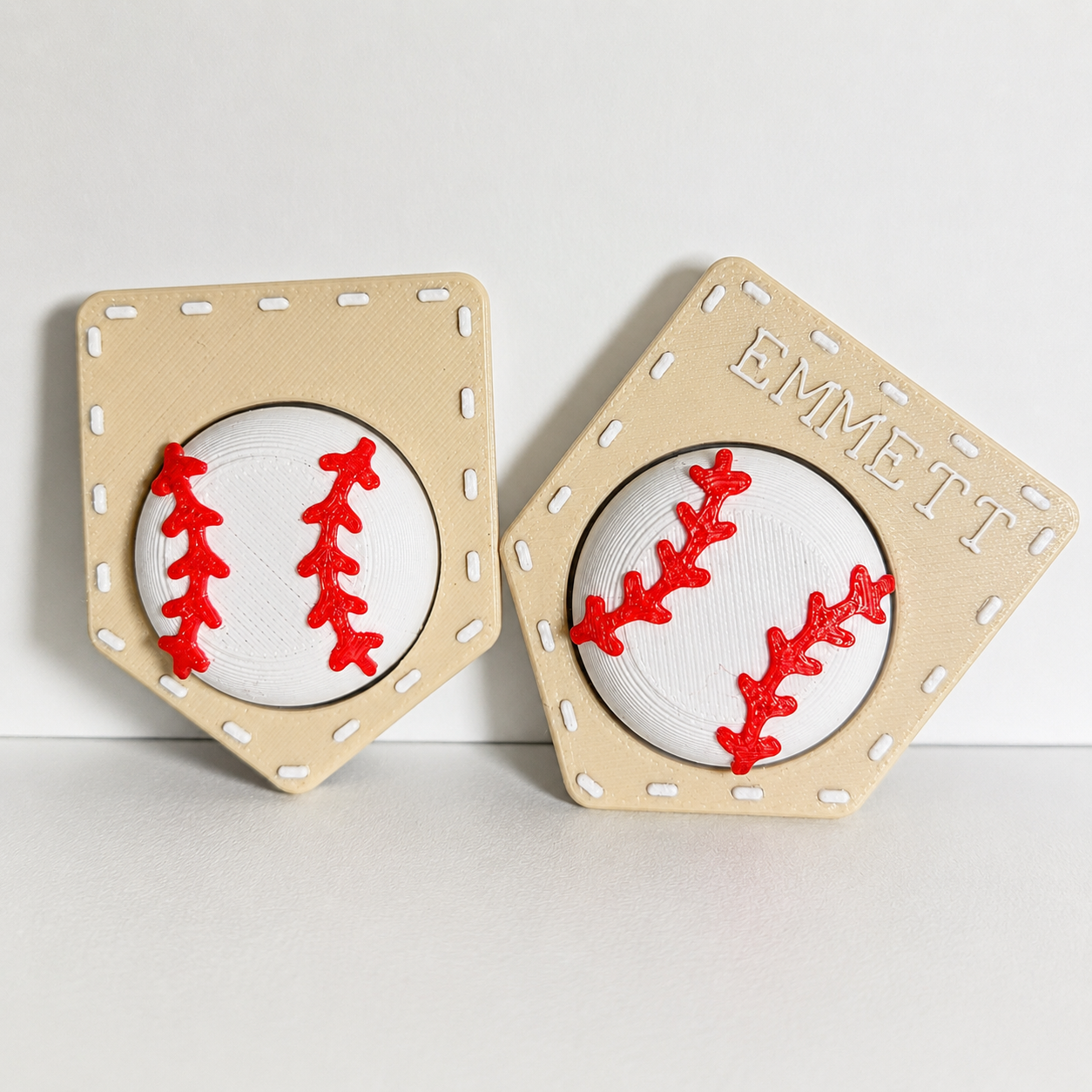 Home Plate Clicker Keychain