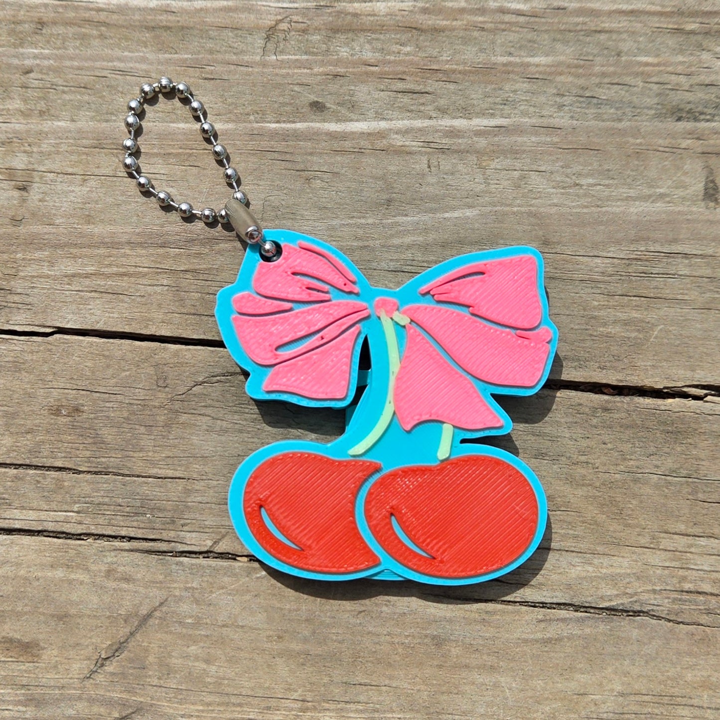 Cherries Tab Opener Keychain