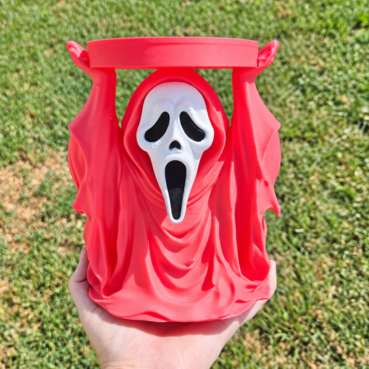 Ghost Face Candle Holder