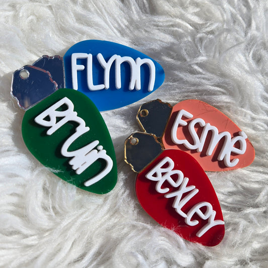 Bulb Christmas Ornaments