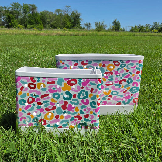 Colorful Leopard Tote Bags
