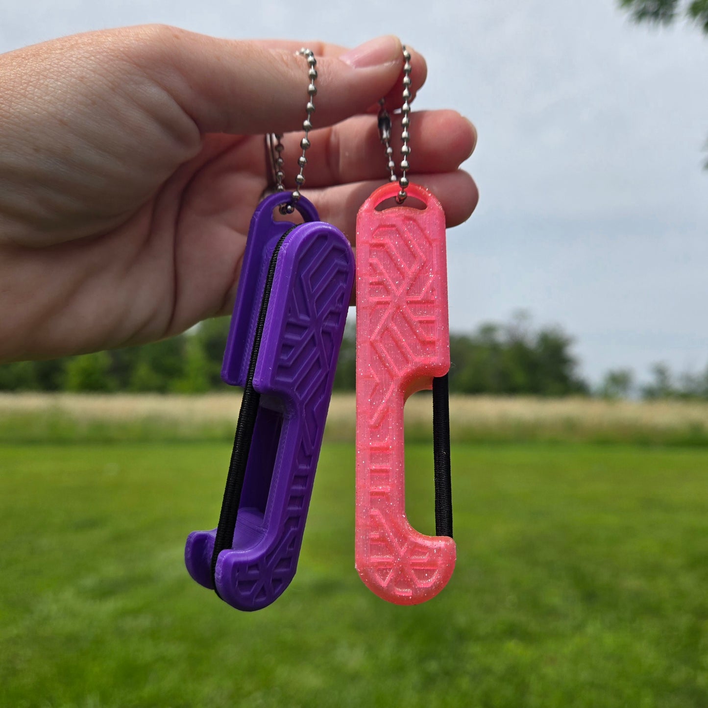 Hair Tie Holder Keychain
