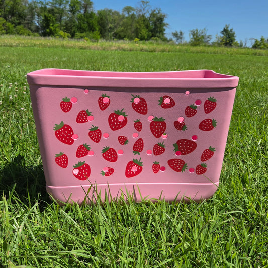 Large Strawberry Tote Bag